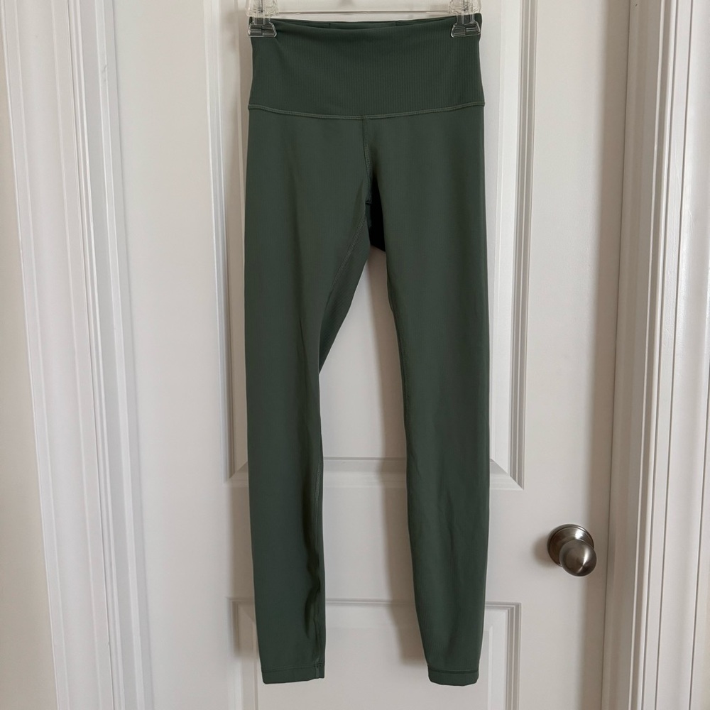 Lululemon Athletica Sage Green Activewear Leggings, 4